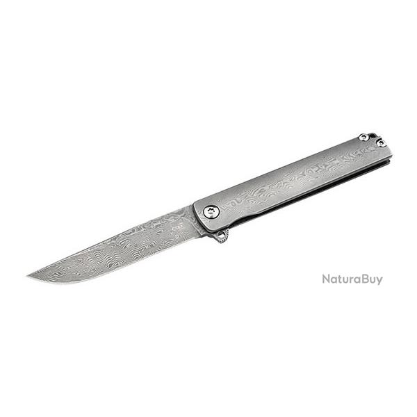 Couteau pliant gemma damas BOKER acier damas lame 64mm