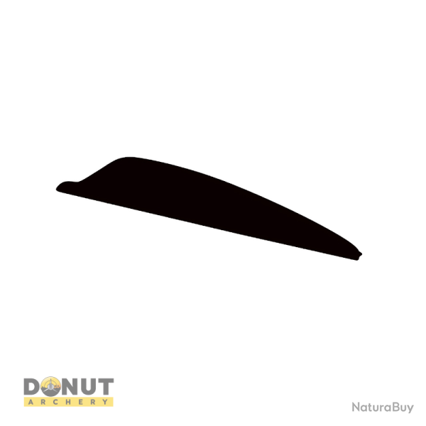 Plume de fl�che Plastique Flex-Fletch FFP187 - Noir