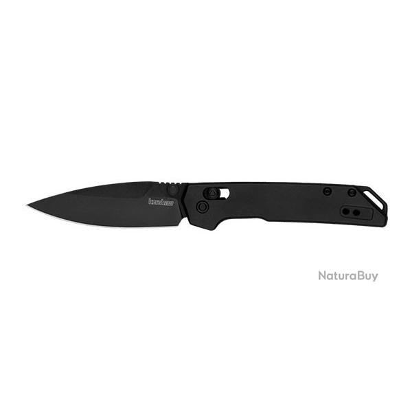 Couteau pliant mini iridium KERSHAW lame 76mm manche aluminium noir
