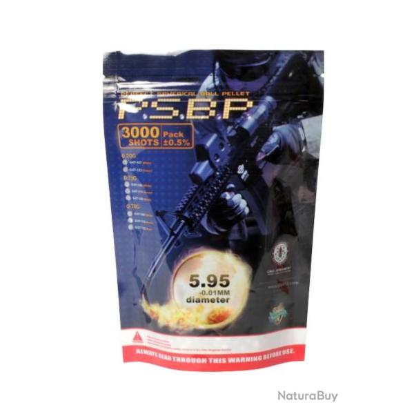 BILLES 0.20G PERFECT WHITE PAR 3000 "G&G Armament"