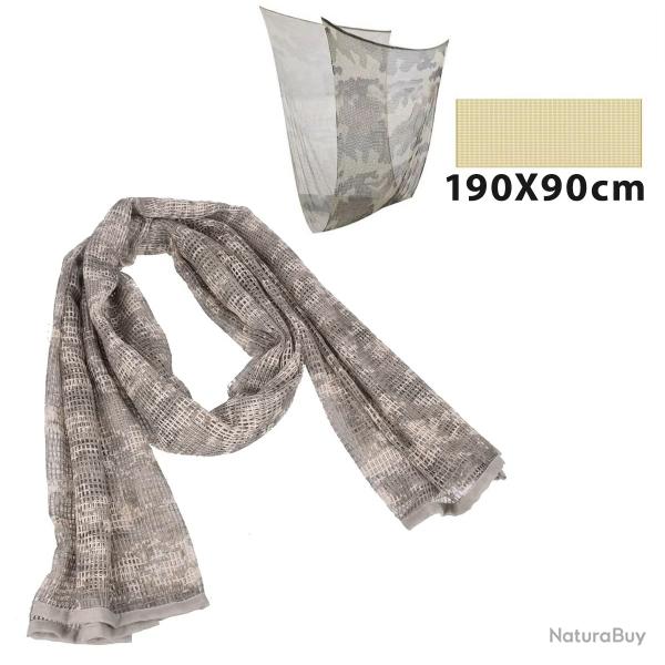 FOULARD CAMOUFLAGE POUR LA CHASSE XXL 190x90cm - ACU - LIVRAISON GRATUITE