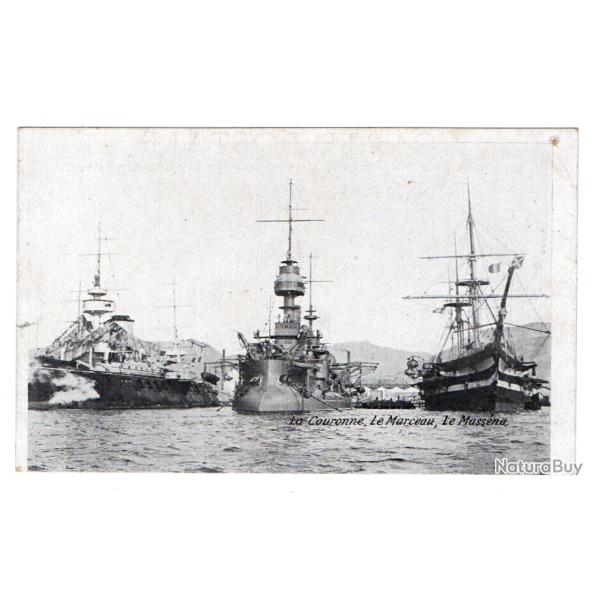 CPA- Marine Militaire La Couronne le Marceau le Mass�na N�1104