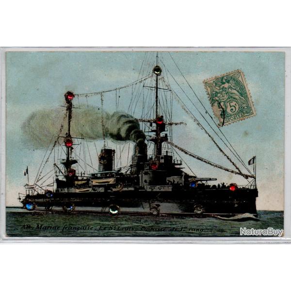 CPA-   Marine Francise - Le Saint Louis Cuirass� de 1 er rang N�1258