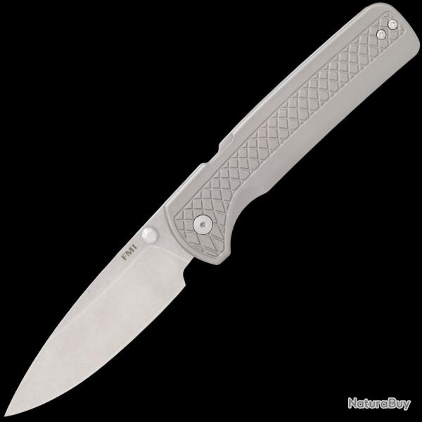 Couteau Cold Steel FM-1 Atlas Lock Gray Lame Acier S35VN Manche Titane Clip CSFL35FMASA
