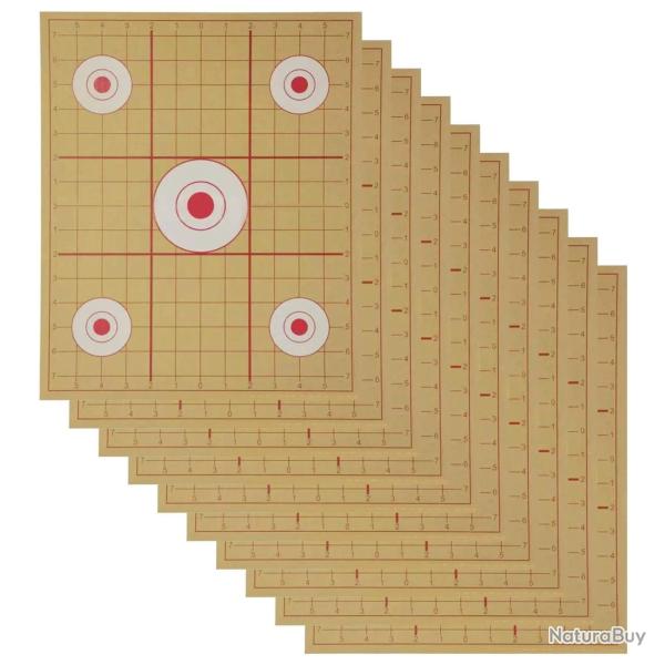 Cibles humaine carton 40x33 cm 10pcs - 10pcs type 1