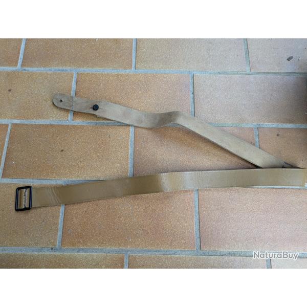 Bretelle en cuir pour fusil MAS36 ou MAS 49-56 Neuve de stock