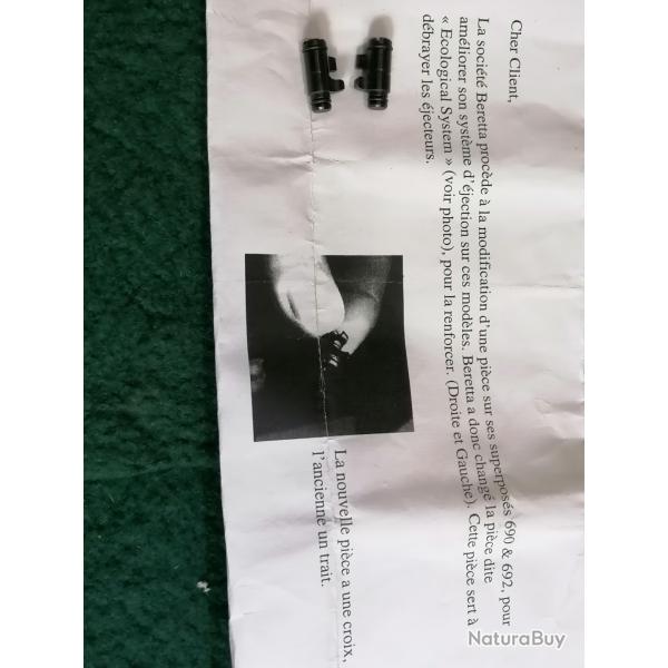 Beretta 690 /692, d�brayeur d'�jecteur.