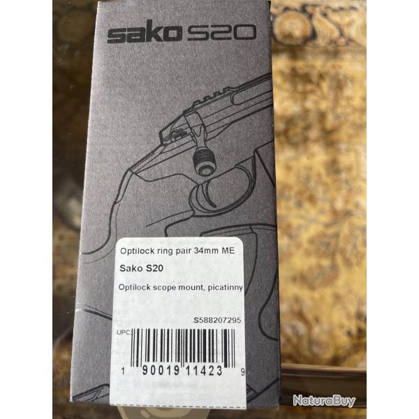 Paire de colliers Optilock pour Sako S20