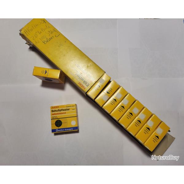 Lot 10.000 Gommettes blanches  pour cibles