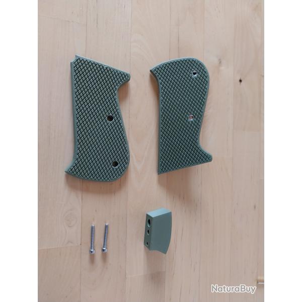 Plaquettes Walther Manurhin PP Sport (vert militaire)