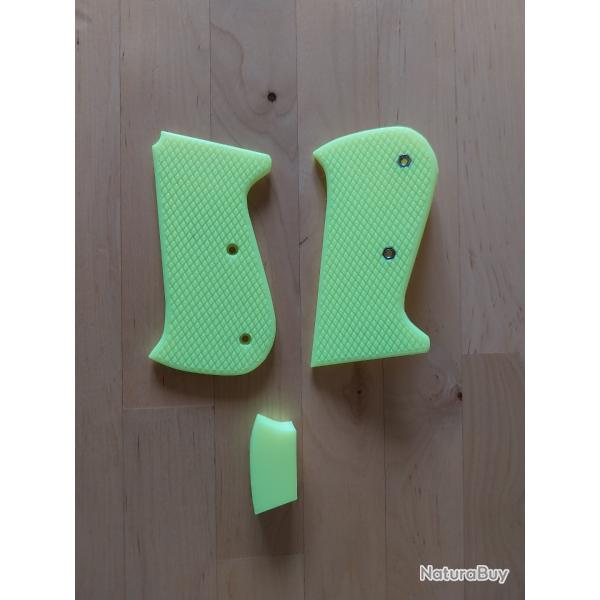 Plaquettes Walther Manurhin PP Sport (jaune fluo)