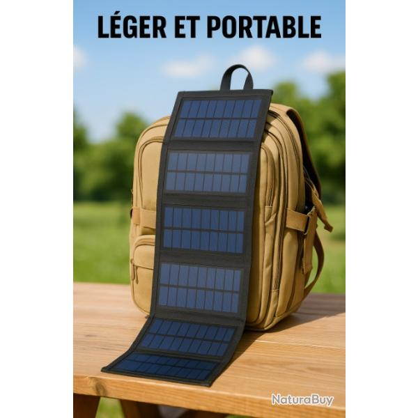 Panneaux Solaire 20 W USB Pliable Portable Charge Rapide T�l�phone Batterie Externe Camping Randonn�