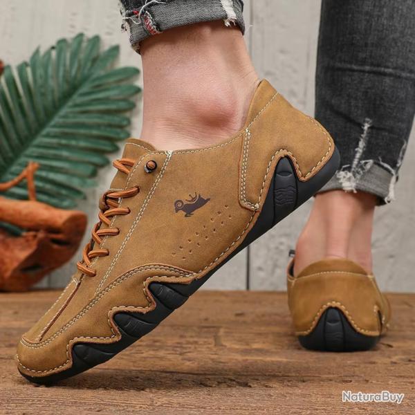 Chaussures basses Marron imperm�ables et souples, du 37 au 46