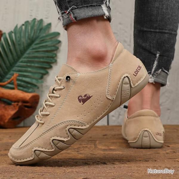 Chaussures basses Beige imperm�ables et souples, du 37 au 46