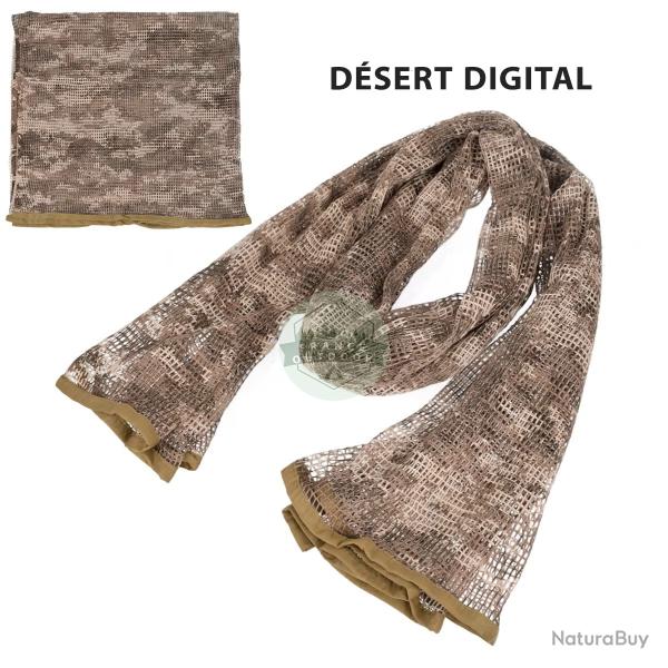 VOILE SNIPER FILET CAMOUFLAGE INDIVIDUEL 190x90cm - D�SERT DIGITAL - LIVRAISON GRATUITE