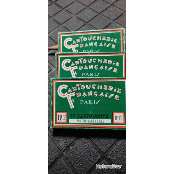 cartoucheries  francaise 12 mm a  poudre noire
