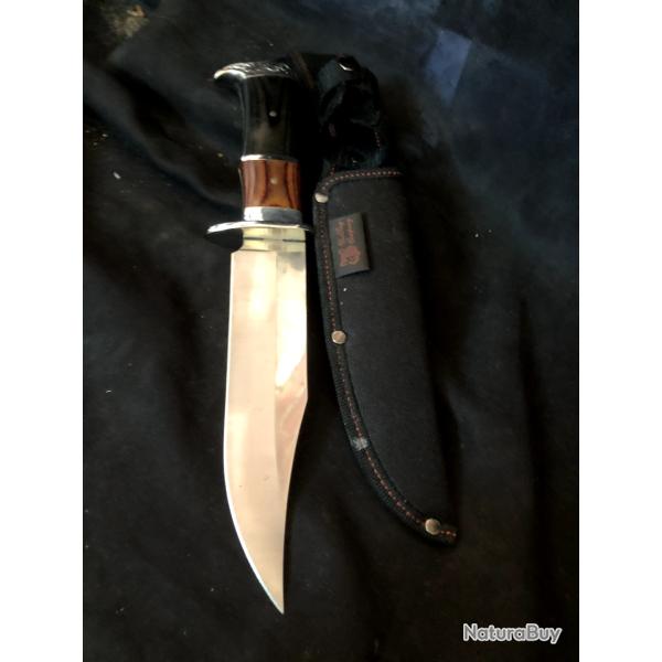 COUTEAU CHASSE BOWIE USA COLOMBIA G47 NEUF