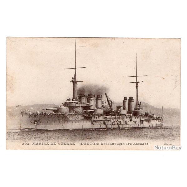 CPA - MARINE DE GUERRE -"DANTON"-Dreadnought 1er' Escadre N�1003