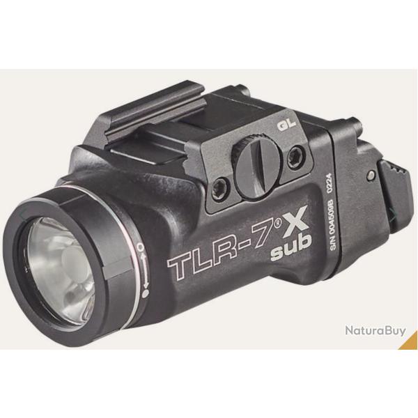LAMPE TACTIQUE STREAMLIGHT TLR-7 X SUB - POUR GLOCK 43X/ 48 (RAIL)