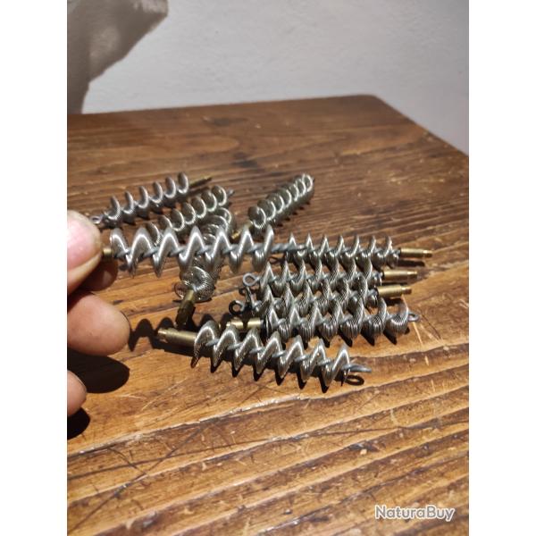 Lot de 10 �couvillon m�tallique calibre 18 mm