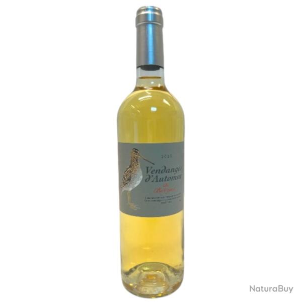 "Vendanges d'Automne" vin moelleux, AOP Saussignac, 2020, la bouteille, BIO