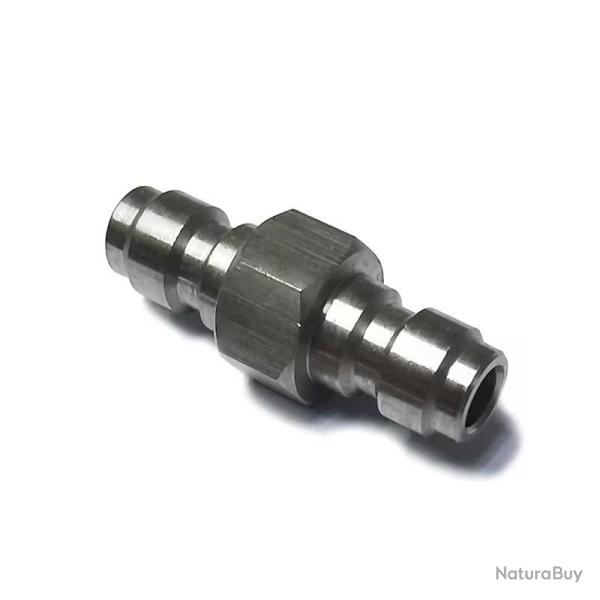 Adaptateur PCP Quick Connect M�le/M�le - Inox - 8mm Standard