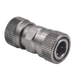 Adaptateur PCP Quick Connect Femelle/Femelle - Inox - 8mm Standard