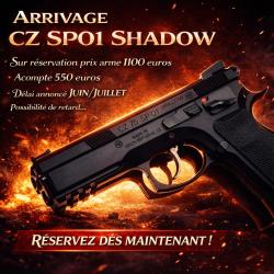 PISTOLET CZ 75 SP01 SHADOW CALIBRE 9X19