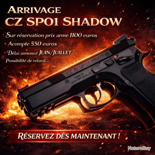 PISTOLET CZ 75 SP01 SHADOW CALIBRE 9X19