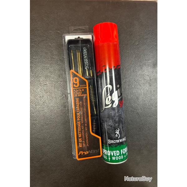 KIT NETTOYAGE 9mm + BOMBE