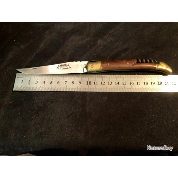 COUTEAU ANCIEN PLIANTS LAGUIOLE POYE COURSOLE 440