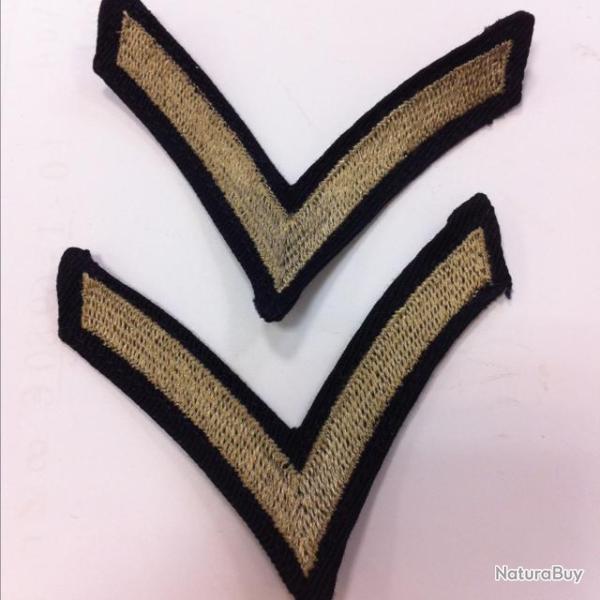 Paire de grade  tissu US   en reproduction  P1x1