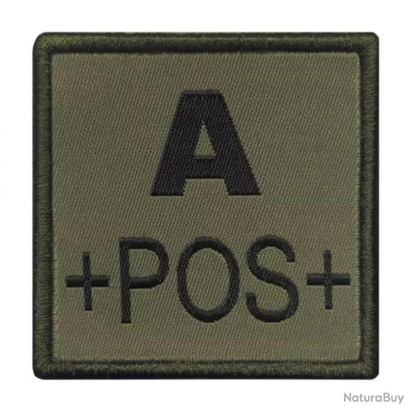 Groupes sanguins carr�s A+ A POS Vert Olive