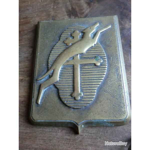 plaque bronze aviation escadron de transport