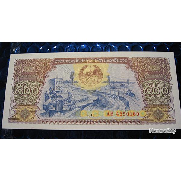Laos  billet de 500 kip 2015 (superbe neuf)