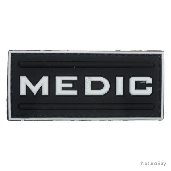 Patch velcro 3D Medic Delta Armory Noir et blanc DELTA ARMORY