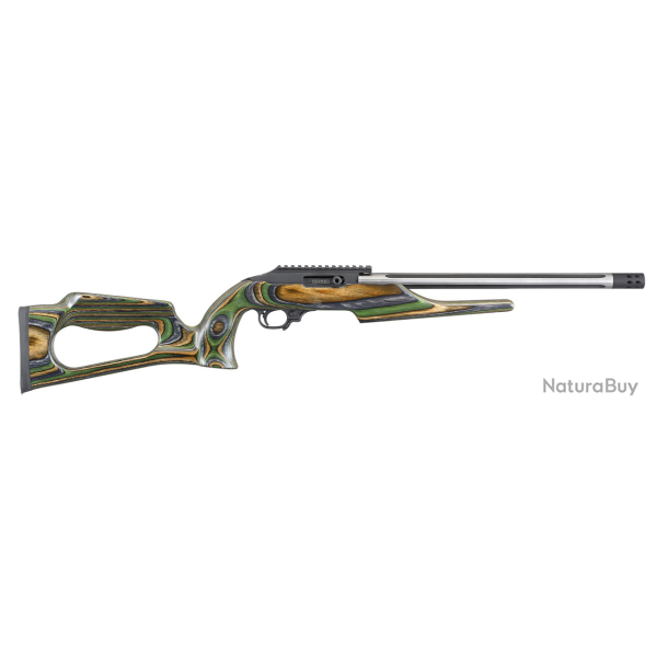 Carabine semi-automatique Ruger 10/22 Competition Lamelle Vert - 22 LR