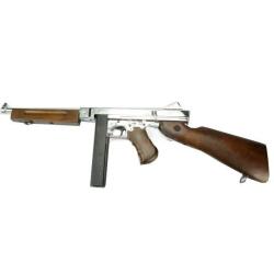 Thompson M1A1 AEG - Silver - King Arms/Cybergun