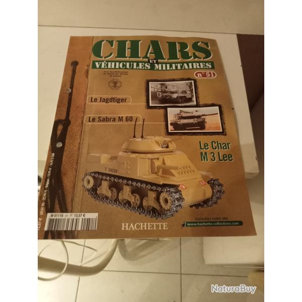fascicule le char M3 lee neuf