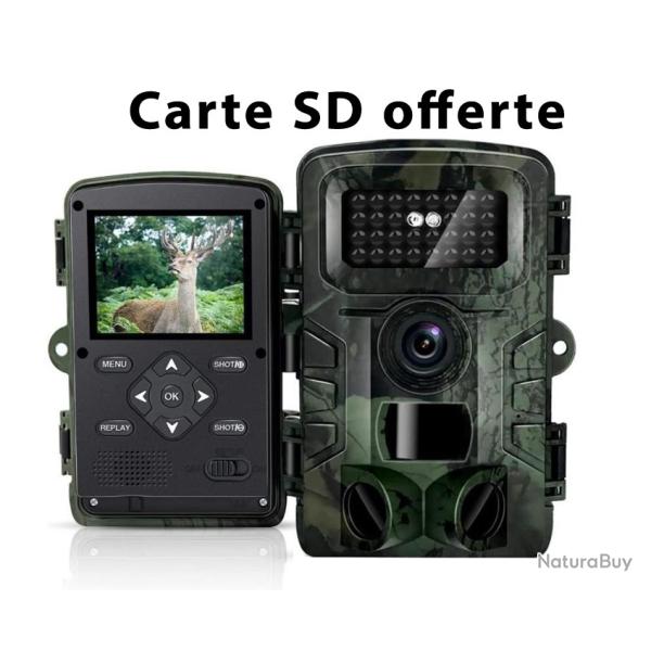 CAM�RA CHASSE+ CARTE SD CADEAU - VIDEO 1080P - MANUEL EN FRANCAIS - LIVRAISON GRATUITE
