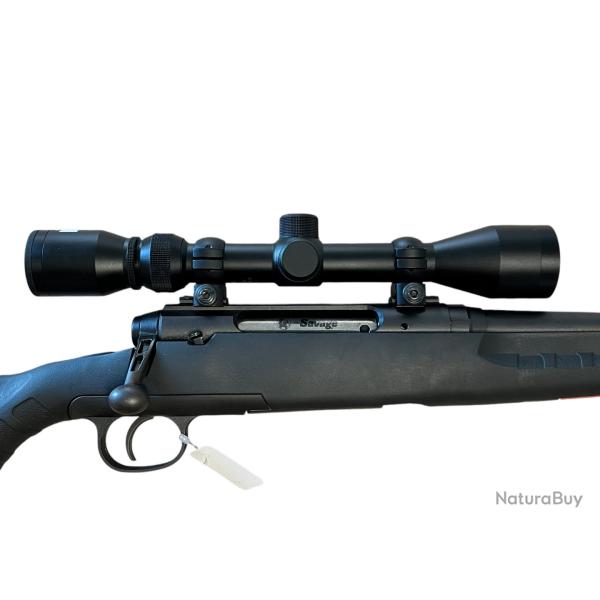 Carabine SAVAGE "Axis" 243 Win, lunette Bushnell 3-9x40, mise � prix 1� !!! occasion REF1511