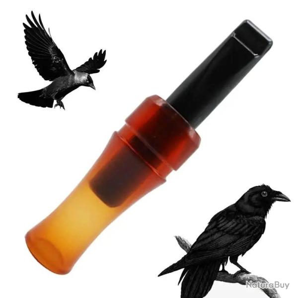 Appeau Sifflet d'appel de corbeau pour attirer les corbeaux chasse