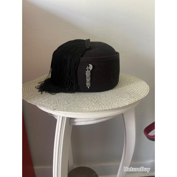 Coiffe Fez camicia nera reproduction