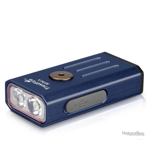 LAMPE 4 MODES + LUMI�RE UV TRUSTFIRE MINI X (BLEUE MARINE) - LIVRAISON GRATUITE
