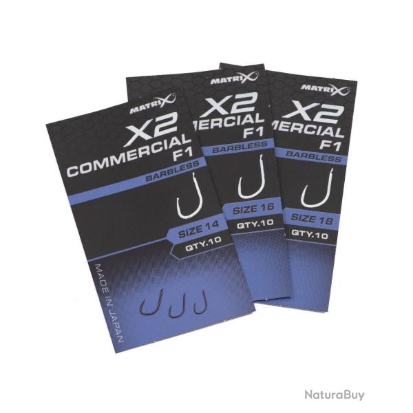 MATRIX HAME�ON X2 COMMERCIAL F1 SPADE BARBLESS MATRIX 16