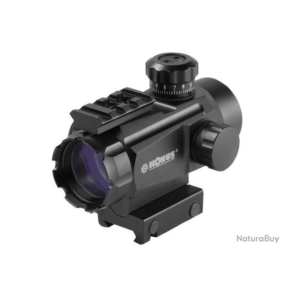 VISEUR KONUS SIGHT PRO 1X35 4 RETICULES LUMINEUX INTERCHANGEABLES ROUGE-VERT
