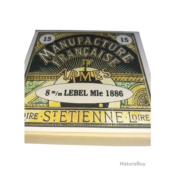8 mm LEBEL: Boite cartouches (vide) MFA 13398424