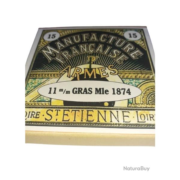 11 mm Gras: Boite cartouches (vide) MFA 13398441