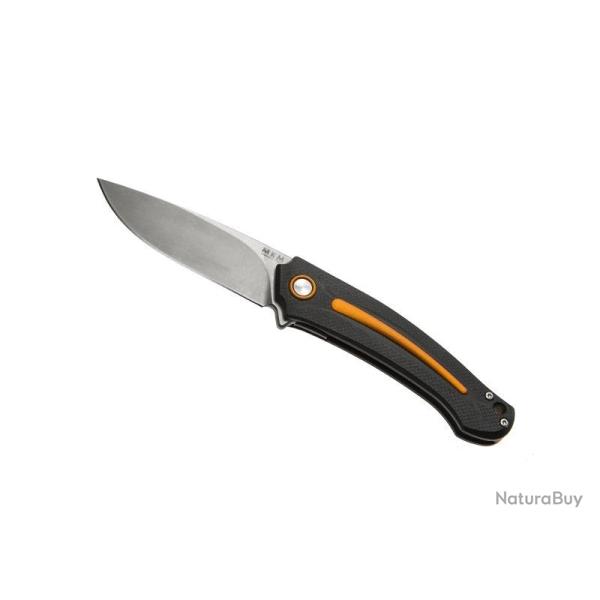 COUTEAU MKM ARVENIS BY FOX KNIVES G10 NOIR / ALU ORANGE