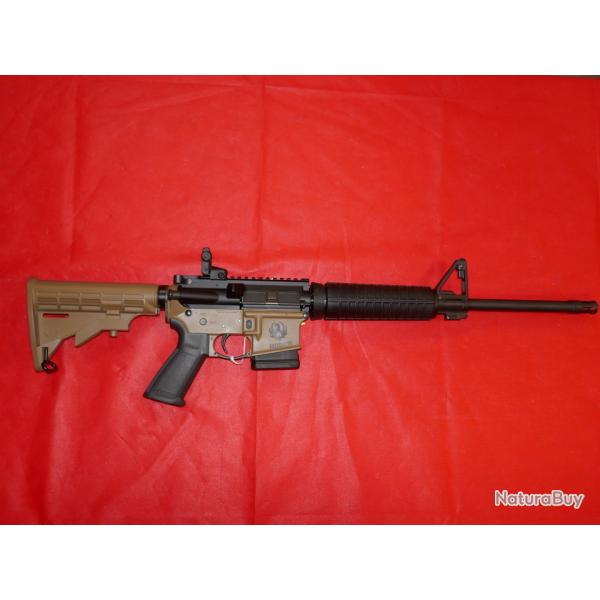 Carabine RUGER AR556 BICOLORE en 223 Rem canon de 16"